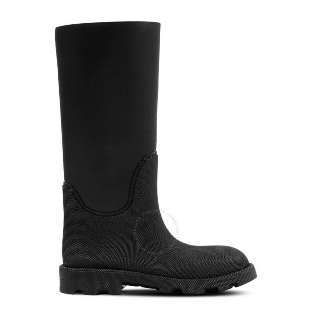 Burberry London Black Rain boots Size 45 Dust Bag Included - Picture 4 of 5